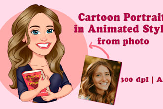 draw design a unique cute cartoon avatar