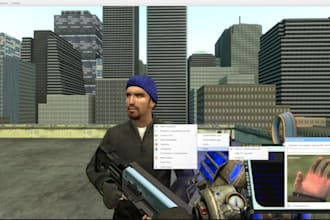 port the model you want to garrys mod, gmod, fivem, video game, player model