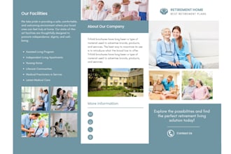 design, health, home care, clinical, healthcare brochure