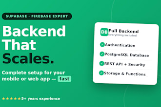 build your mobile app backend with supabase or firebase