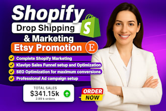 increase etsy sales shopify product marketing ecommerce facebook meta ads expert