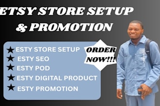 setup esty shop, boost esty sale, esty SEO listing