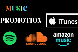 do music promotion spotify, youtube , itunes, deezer, soundcloud music promotion