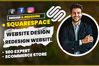 build professional squarespace website design squarespace redesign and SEO setup