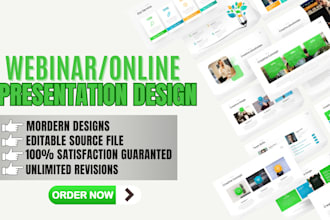do online course presenation, webinar presentation, webinar video webinar slides