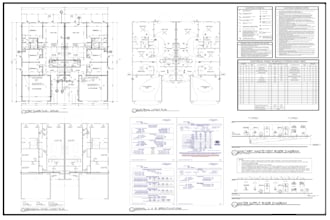 do architectural, electrical drawings, plumbing plans, mep, hvac for city permit