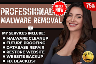 do malware virus blacklist cleanup or removal and migrate, restore your website