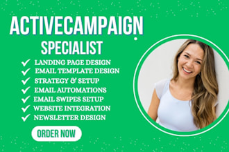 setup activecampaign mailchimp getresponse klaviyo landing page automation