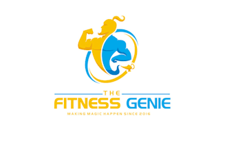 design health fitness coach logo