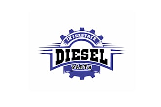 create memorable a powerful logo for interstate diesel parts
