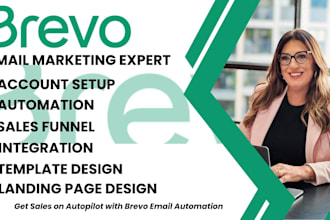 create brevo email template, brevo marketing sales funnel automation newsletter