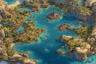 vector map fantasy map festival map