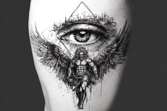draw a realistic realism tattoo design for you