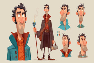 make cartoon character design