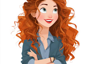 draw your couple into lovely disney cartoon portrait