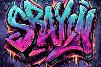 design custom graffiti text, tags, street art, and logo