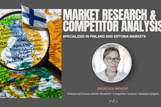 do market research and competitor analysis in finland