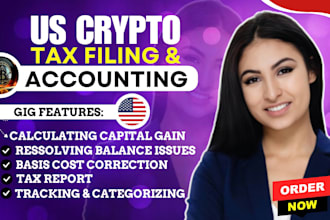 do crypto tax filing, accounting, and capital gains calculation for crypto tax