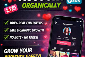 grow your followers views and likes organically