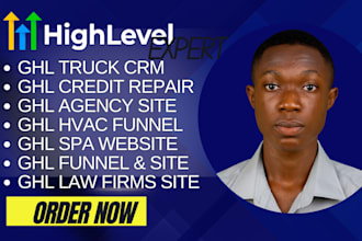 gohighlevel ghl credit repair agencies truck law firms hvac spa website funnel