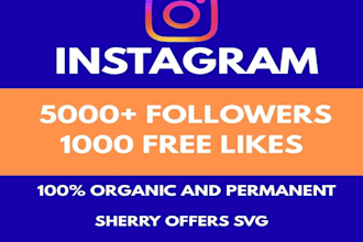get 5000 organic instagram followers
