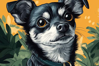 paint a portrait for your pet, any animal