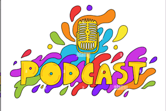 design custom podcast cover art and podcast logo