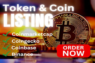 do coin listing, token listing, ico, on coingecko, coin marketcap, pancakeswap