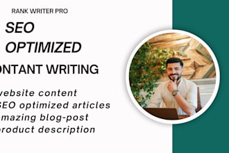 write SEO optimize blog posts and artical