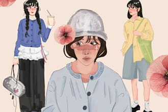 do digital character design