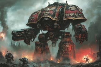 draw your warhammer 40k character art