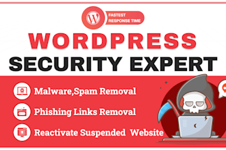 clean secure and restore hacked wordpress website