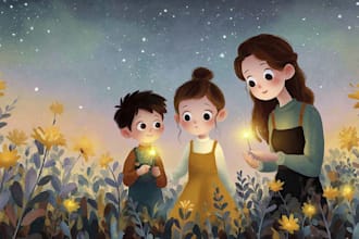 enchanting whimsical tales vibrant children book illustrations