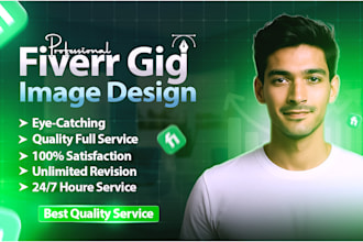 design a clickable gig picture, fiverr gig image and gig cover