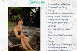 write business research reports for you