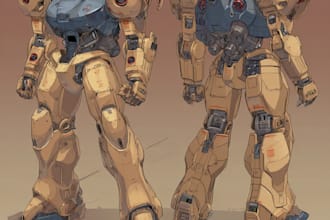 make uniqe sci fi , mecha, fantasy character design