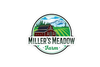 design creative millers meadow farm logo