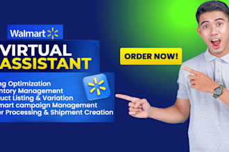 create and optimize walmart listings, walmart seo, wfs and bulk listings