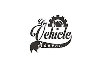 design high resolution cool retro logo for automotive blog