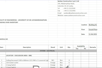 extract lights, plugs, switches inventory from electrical or site drawings