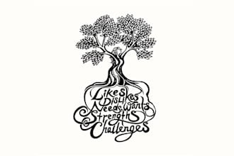 design awesome tree wellness logo