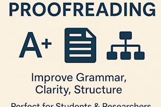 proofread and edit your essay, assignment, or academic content