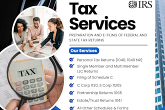 file form 5472, 1040nr, 1120, 1065 to irs