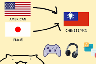 translate and localize english and japanese into chinese