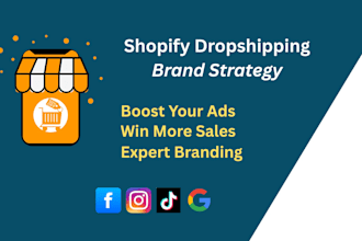 develop a winning brand strategy for shopify dropshipping advertising