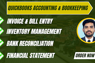 do quickbooks online bookkeeping, setup, and reconciliation professionally