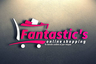 design website, amazon, shopify, ecommerce business logo