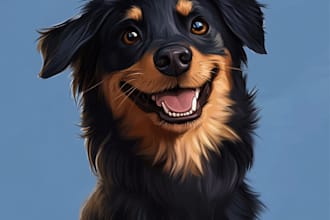 draw an awesome pet or animal