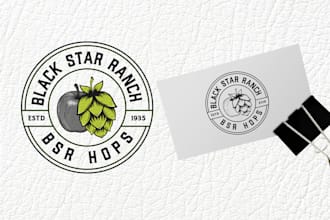 design awesome family friendly farm apple logo