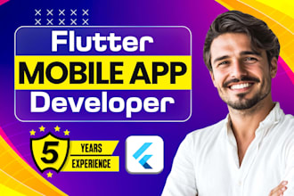 be your flutter developer for ios and android mobile app development